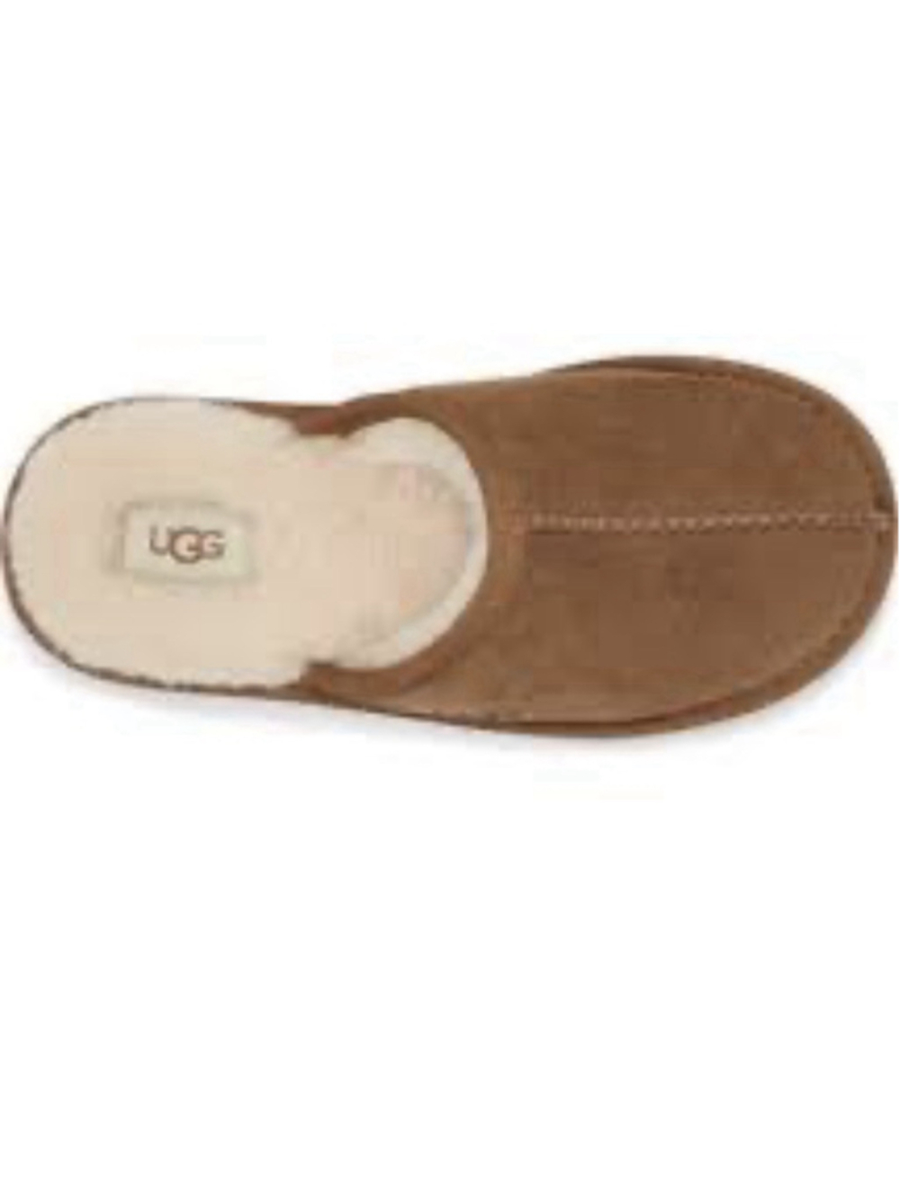UGG Kids Keegan Slide Slipper CHESTNUT size 2 Winter Cozy